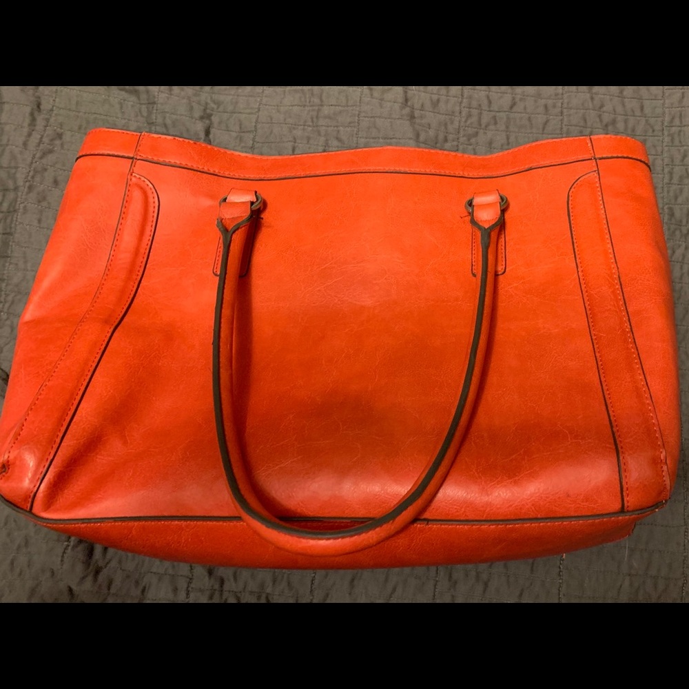 Red Merona tote bag